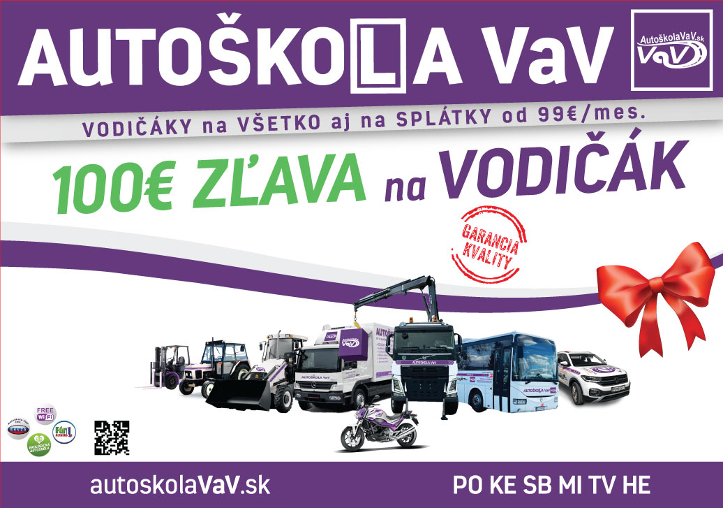 100€ zľava na vodičák